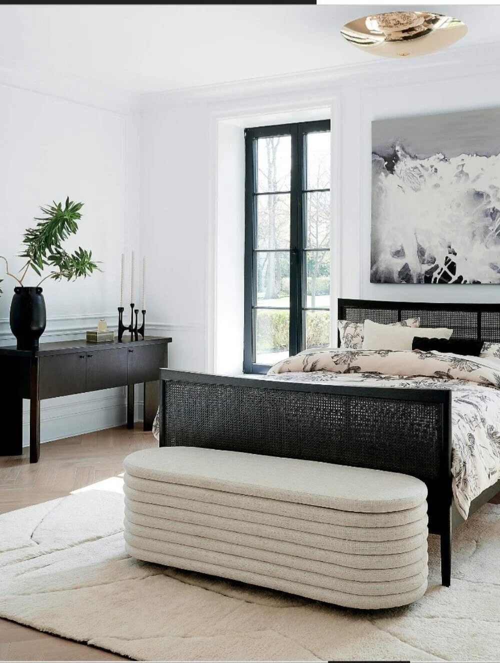 Exclusive Best seller Midnight Jungle Linen King Duvet Cover,$329.00